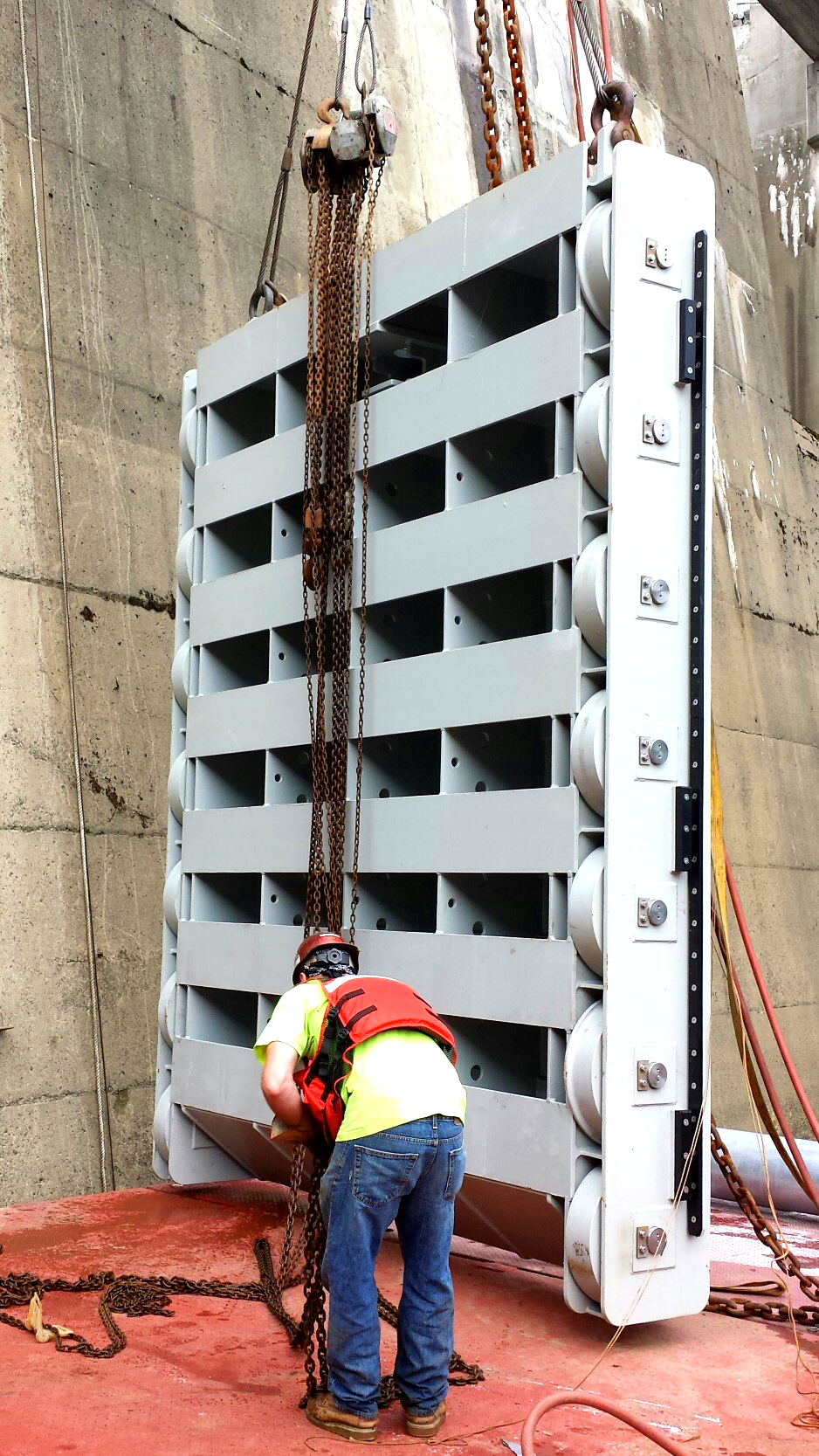 Roller Gates o compuertas vagón para control hidráulico